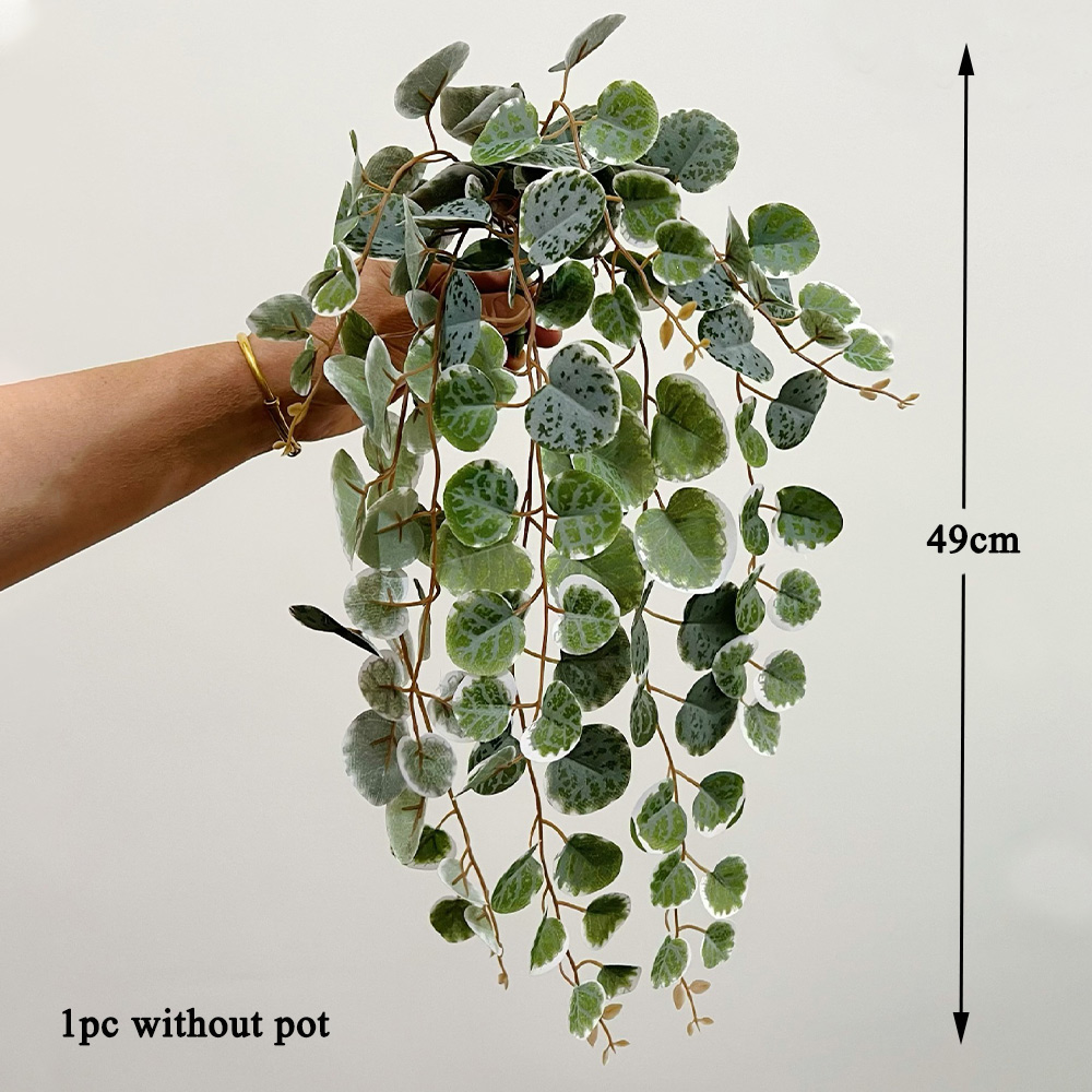 49cm Artificial Plants Vines F - đánh giá và giá Pilea Peperomioides