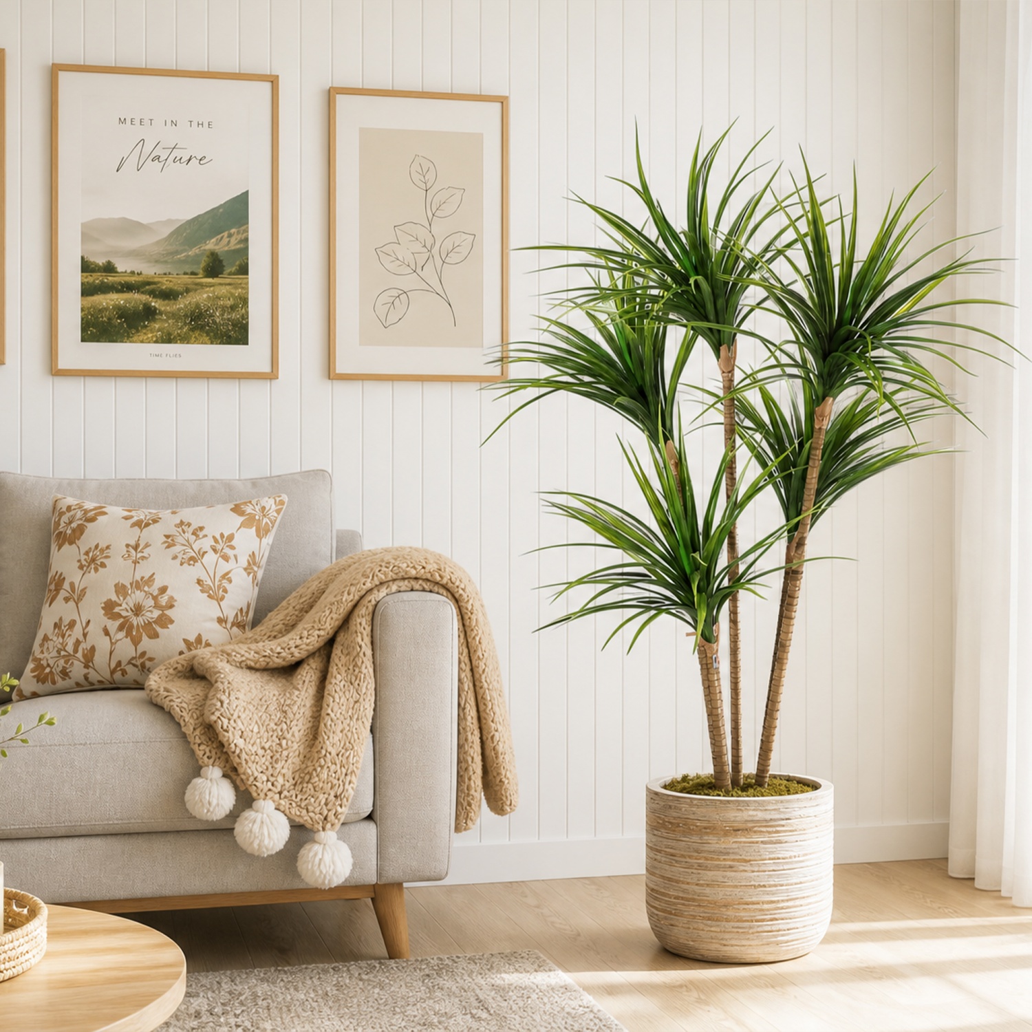 4.27FT/5 FT Artificial Dracaen - đánh giá và giá Dracaena Marginata