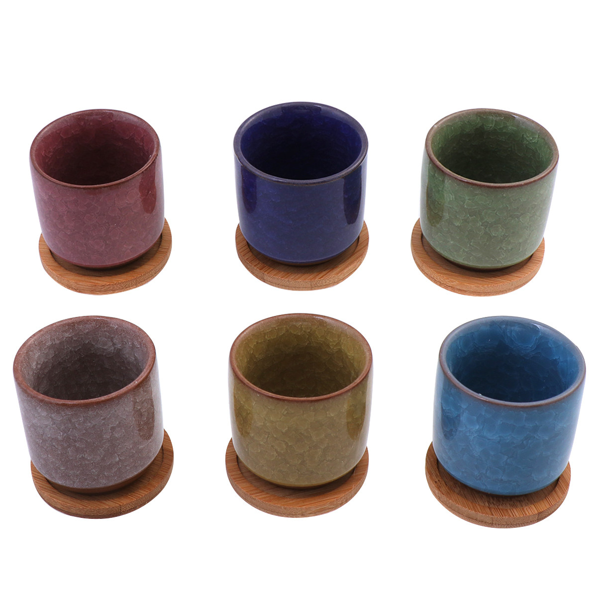 Mini Cracked Glaze Ceramic Pot - đánh giá và giá Aloe Vera Pot