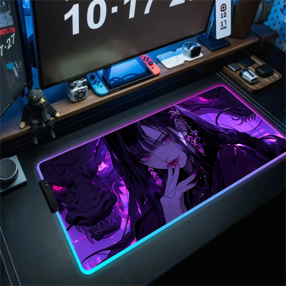Anime Girl Mousepad Gaming Mou - đánh giá và giá Tradescantia Purple