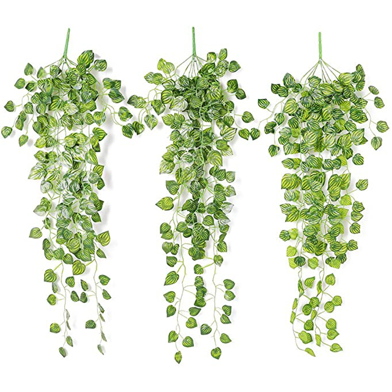Artificial Basket Rattan Hangi - đánh giá và giá Pilea Peperomioides