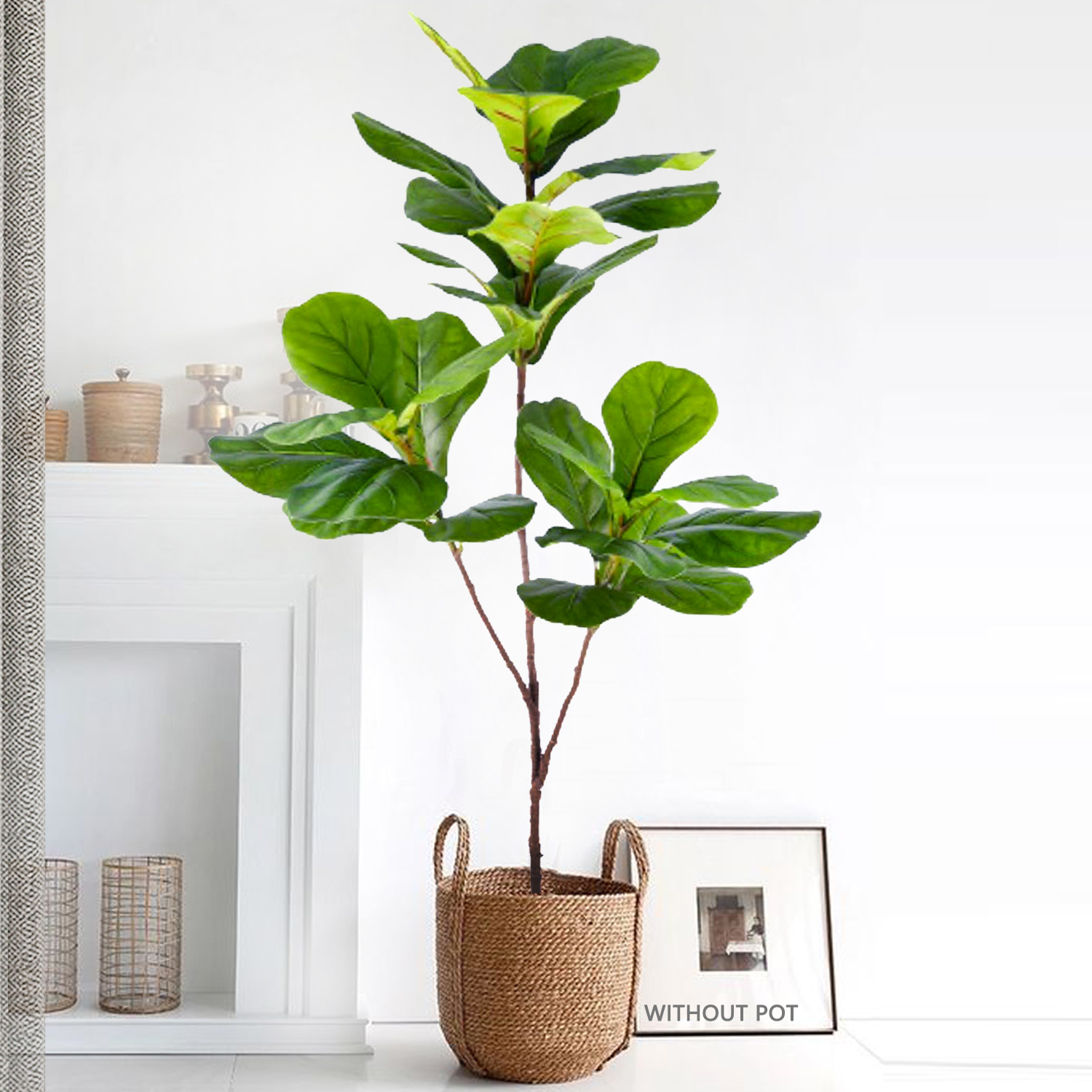 76-135cm Artificial Ficus Tree - đánh giá và giá Ficus Lyrata Tree