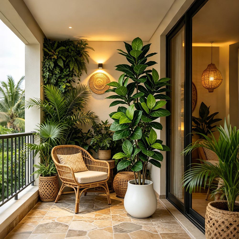 70-130cm Large Artificial Bany - đánh giá và giá Ficus Lyrata Tree