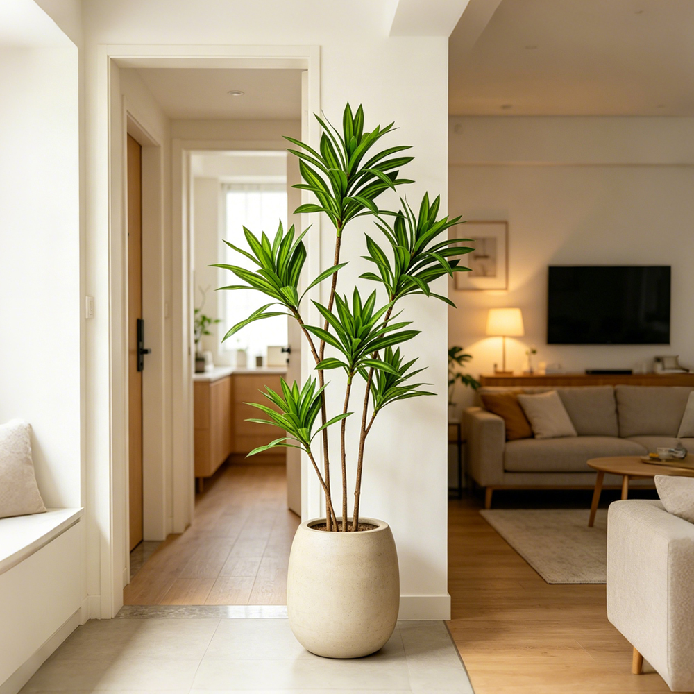 66-98cm Large Artificial Palm  - đánh giá và giá Dracaena Marginata