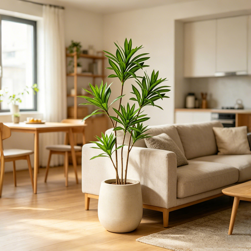 66-98cm Large Artificial Palm  - đánh giá và giá Dracaena Marginata