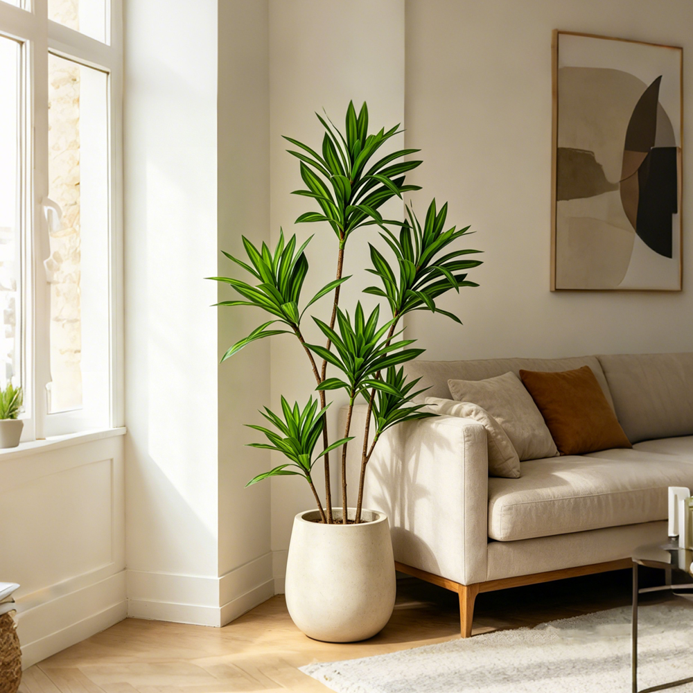 66-98cm Large Artificial Palm  - đánh giá và giá Dracaena Marginata