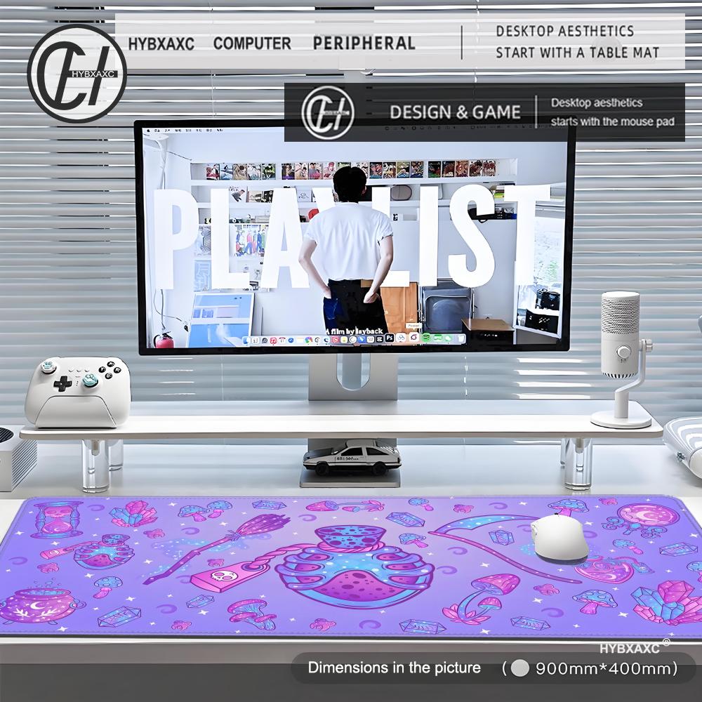 Cute Kawaii Goth Mouse pad XL  - đánh giá và giá Tradescantia Purple