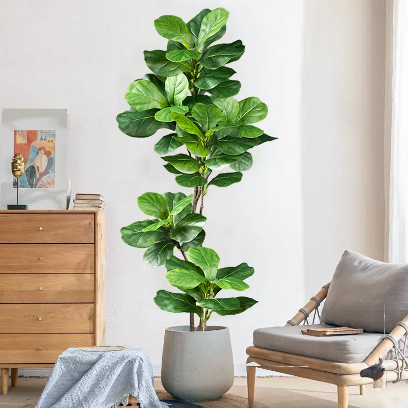 2-4.9FT Large Artificial Ficus - đánh giá và giá Ficus Lyrata Tree