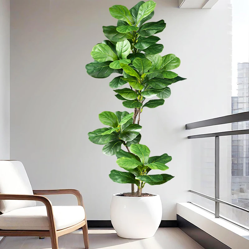 2-4.9FT Large Artificial Ficus - đánh giá và giá Ficus Lyrata Tree