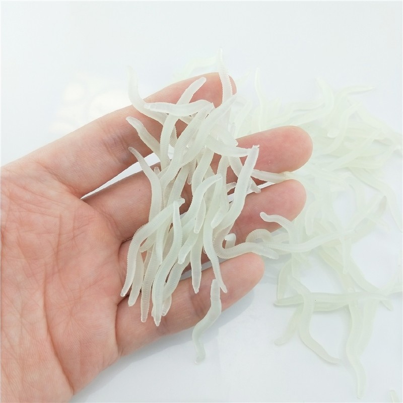 60pcs 4cm Fishing Silicone Lum - đánh giá và giá Aglaonema Red