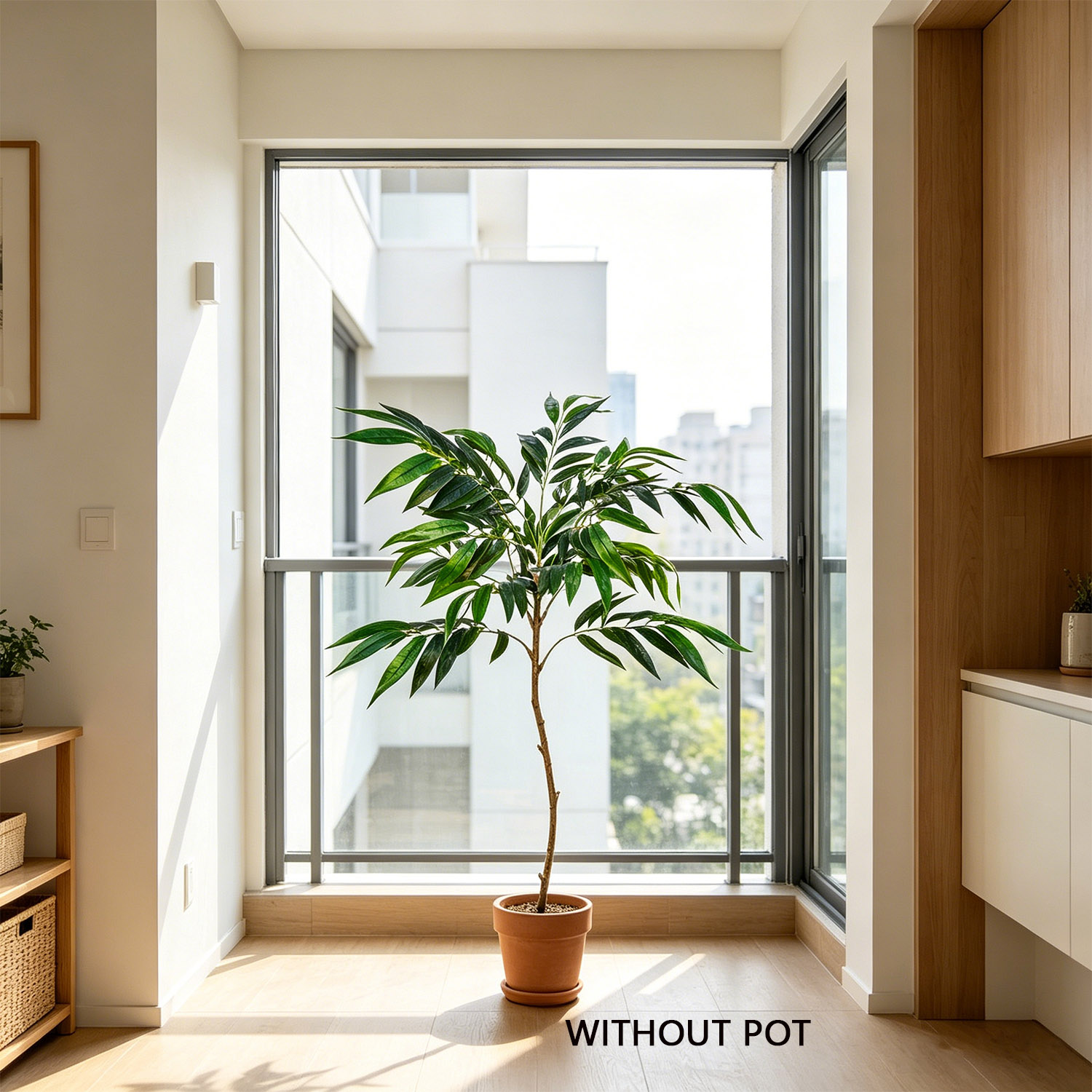 65-160cm Artificial plant Will - đánh giá và giá Ficus Lyrata Tree